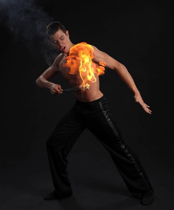 Огненное шоу в Астане, фотография 6