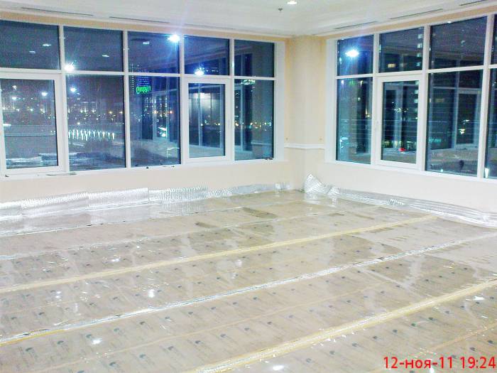 Теплые полы как основное отопление 