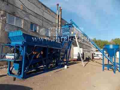 Бетонный завод. РБУ автоматический, фотография 1