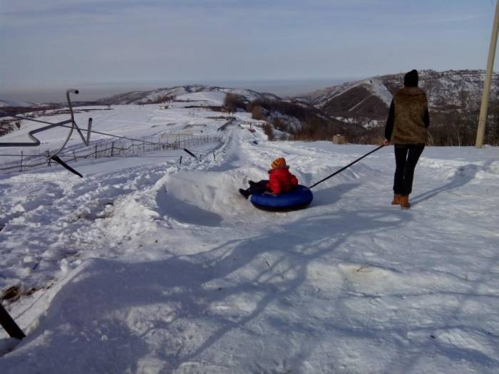 Балонная горка с подъемником Беби-Лифт, фотография 1