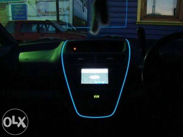 Холодный неон, наружная реклама, оформление салона авто, фотография 3