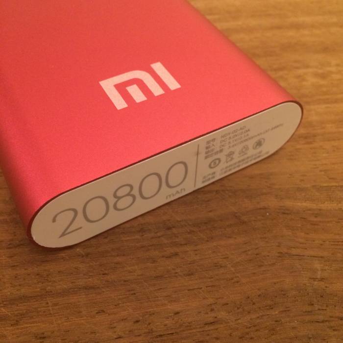 Аккумулятор для телефона Xiaomi на 20800 mAh красный, фотография 3
