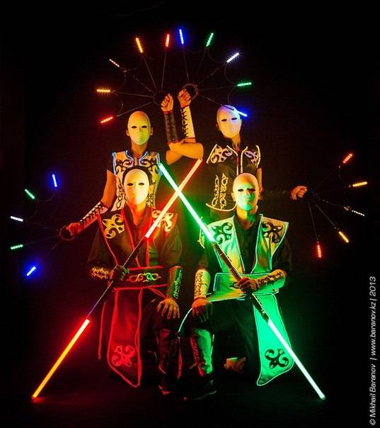 Огненное (фаер-шоу) и световое шоу КУБА, фотография 3