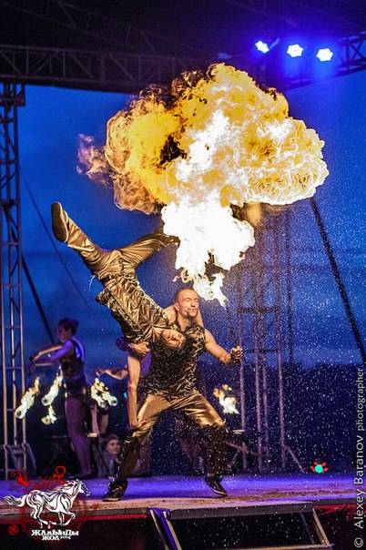 Огненное (фаер-шоу) и световое шоу КУБА, фотография 6