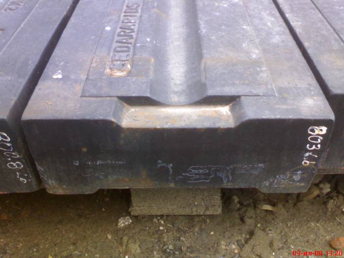 Плиты футеровочные, Отливки из стали 110Г13Л, , фотография 1