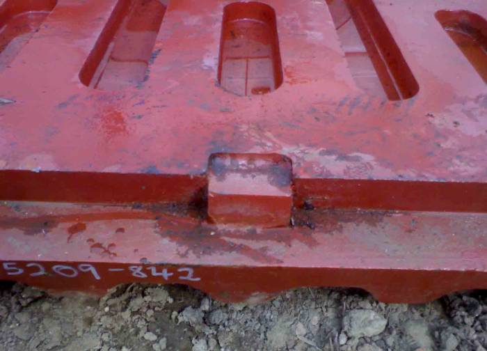 Плиты футеровочные, Отливки из стали 110Г13Л, , фотография 2