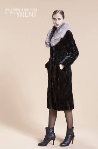 Новая норковая женская шуба, фотография 1