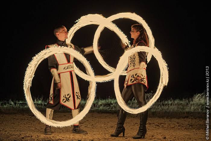 Огненное (фаер-шоу) и световое шоу КУБА, фотография 8