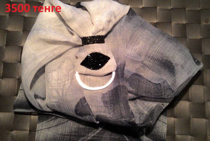 Эксклюзивный дизайнерский платок - шарфик, фотография 2