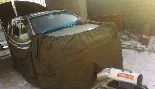 Отогрев автомобиля, фотография 1