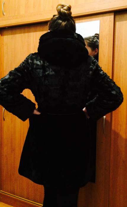 Шуба норка мутон, фотография 2