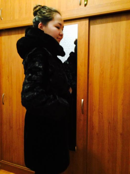 Шуба норка мутон, фотография 3