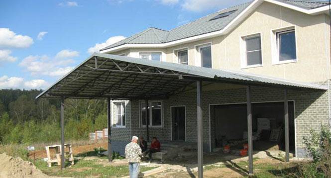 Изготовление навесов в Алматы, фотография 1