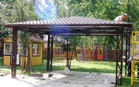 Изготовление навесов в Алматы, фотография 8