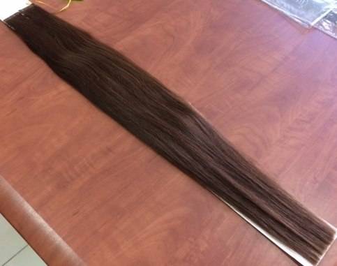 Натуральные волосы на трессе, заколках, кератиновых капсулах, лентах, фотография 5