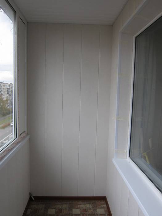 Отделка лоджий пластиковыми панелями, фотография 4
