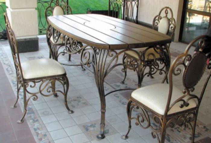 Изготовление кованой мебели на заказ, фотография 6