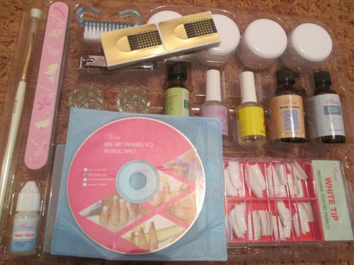 Набор для наращивание ногтей акрилом, фотография 1
