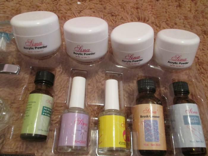 Набор для наращивание ногтей акрилом, фотография 3