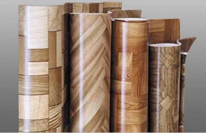 настил ленолиума, фотография 1