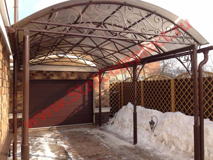 Металлические навесы, фотография 9