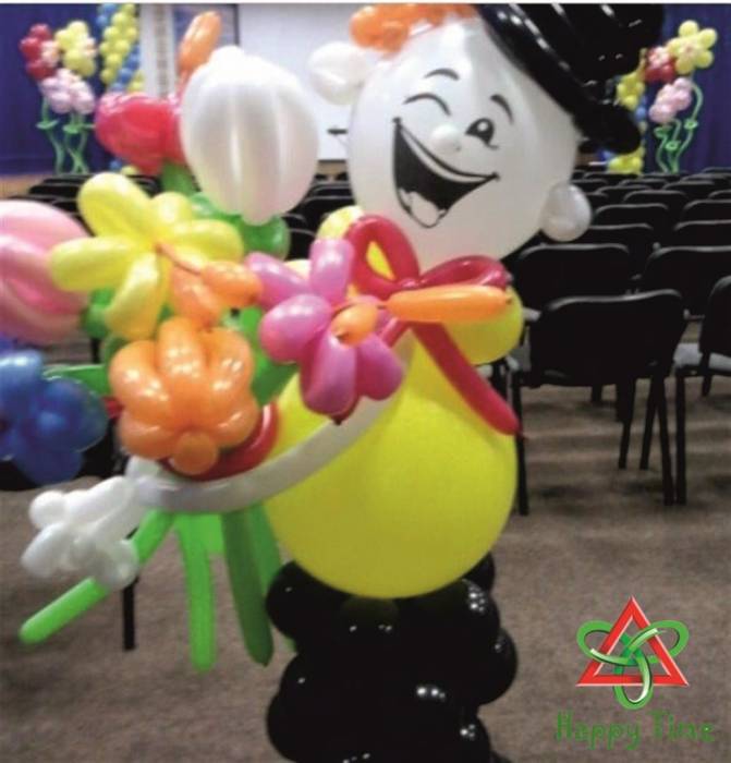 Оформление яркими шарами и сюрпризами, фотография 4