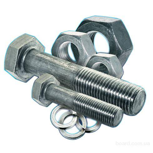 Оцинкованные болты с  полной и неполной резьбой DIN931  DIN933., фотография 1