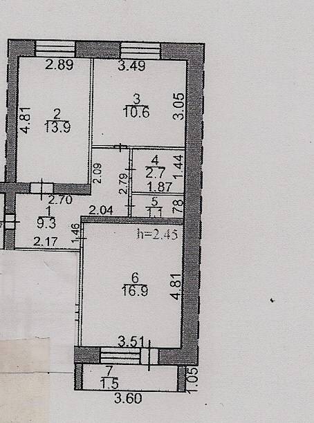 ПРОДАМ 2 КОМНАТНУЮ КВАРТИРУ НА УЛ КРАМСКОГО 44\2, фотография 1