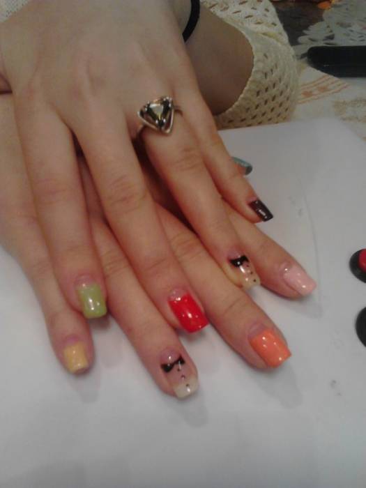 Акция Гелевое покрытие+маникюр+дизайн 2000тг, фотография 5