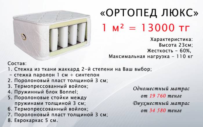 Матрасы на заказ с гарантией в Алматы, фотография 2