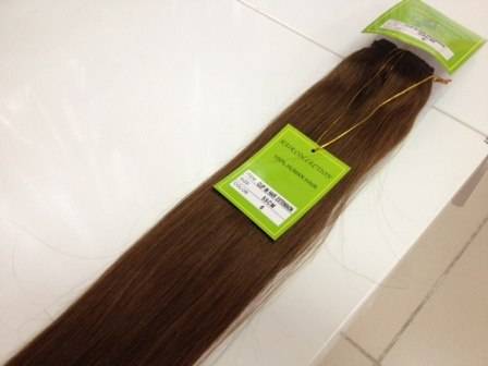 Натуральные волосы на заколках, фотография 4