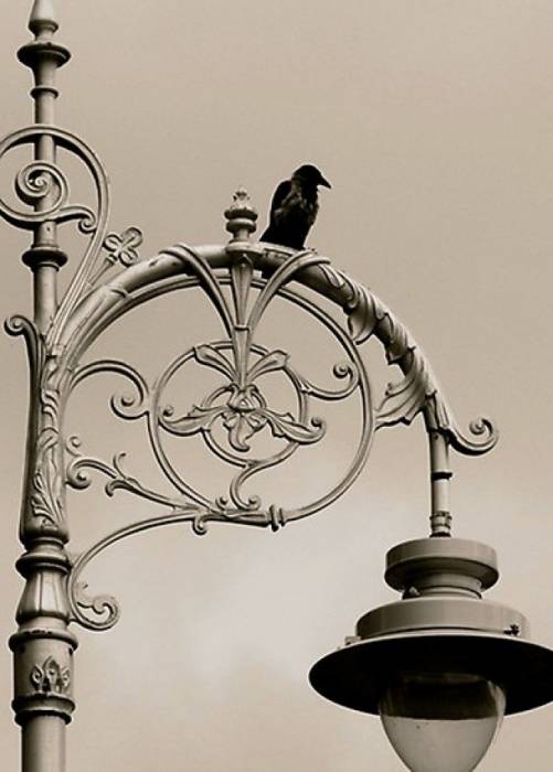 Кованые уличные фонари и настенные лампы, фотография 8