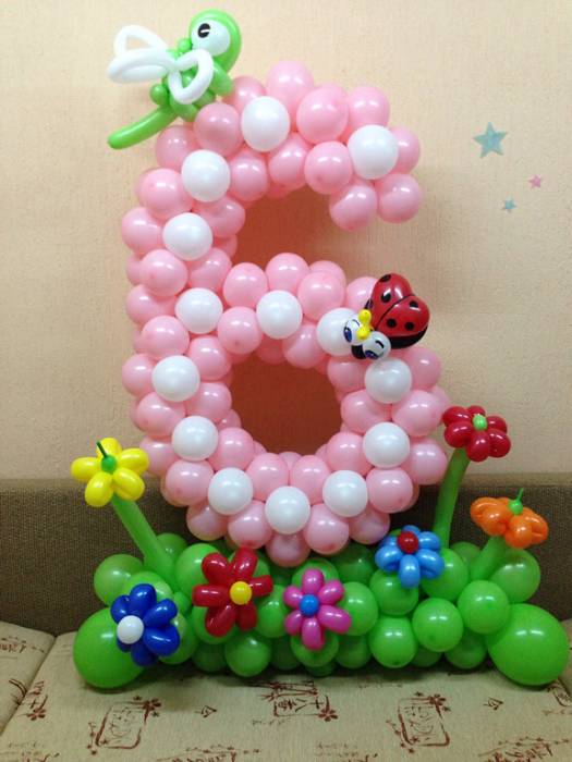 Оформление праздников шарами, цветами и тканью, фотография 1
