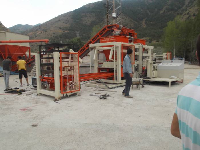 станки для производства шлакоблоков, фотография 4