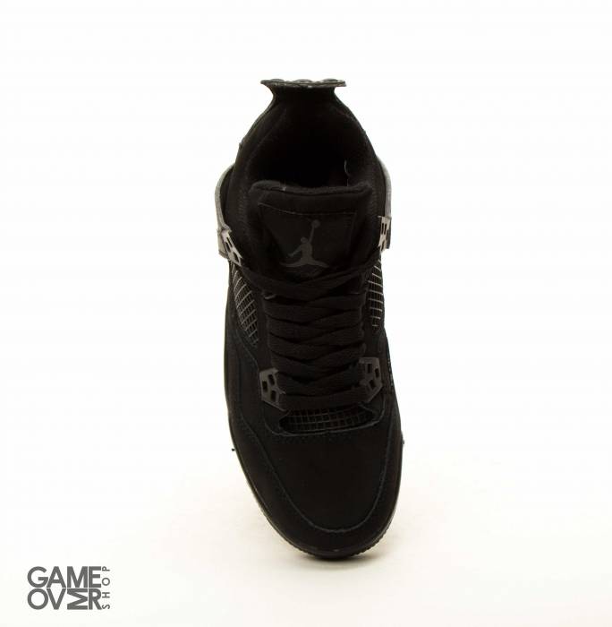 Nike Air Jordan Retro 4 Black, фотография 4