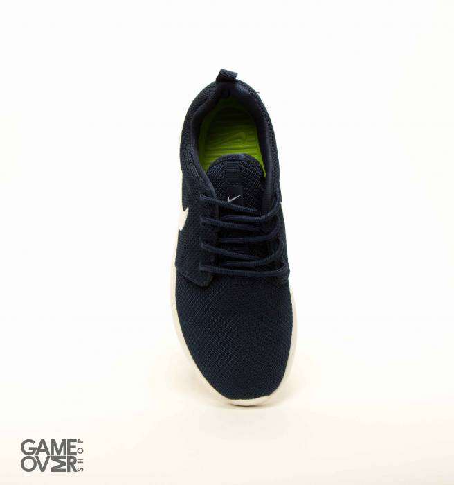 Nike Roshe Run Navy Blue/White Sole/White Icon, фотография 6