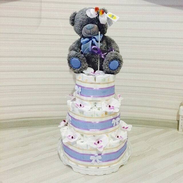Торты из памперсов.Бейби букеты, фотография 1