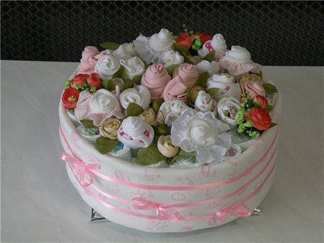 Торты из памперсов.Бейби букеты, фотография 6