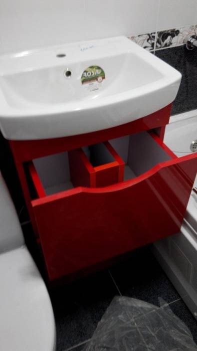 Ванную тумбу с чешской раковинной, фотография 2