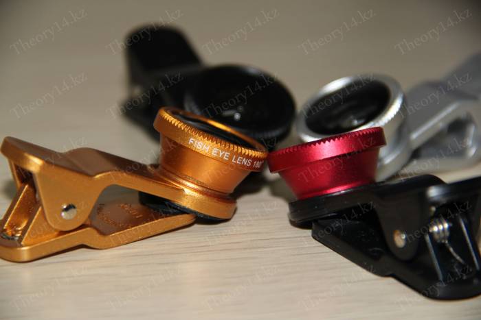 Линза для телефона Fisheye 3in1 (4 цвета), фотография 5