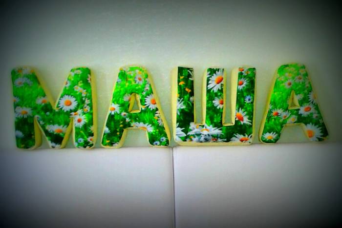 Мягкие буквы на заказ в Астане, фотография 4