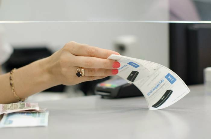 Реклама на чековой ленте, фотография 3