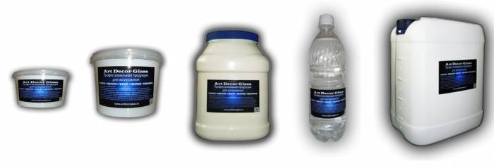 Жидкость паста для матирования стекла керамики гранита, фотография 1