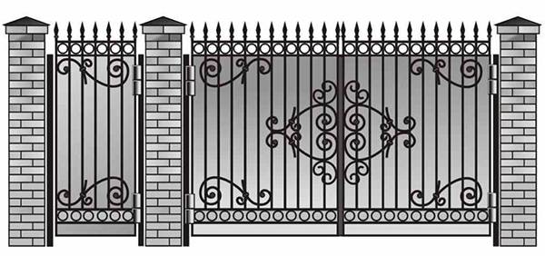 Кованые ворота на заказ, фотография 3