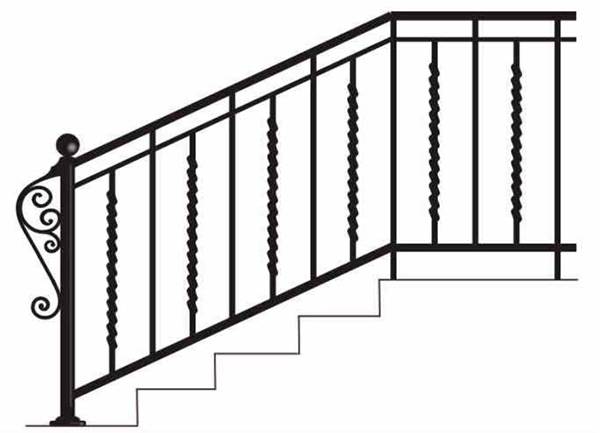 Кованые перила на заказ, фотография 1
