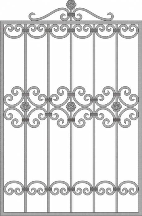 Кованые решетки на заказ, фотография 9