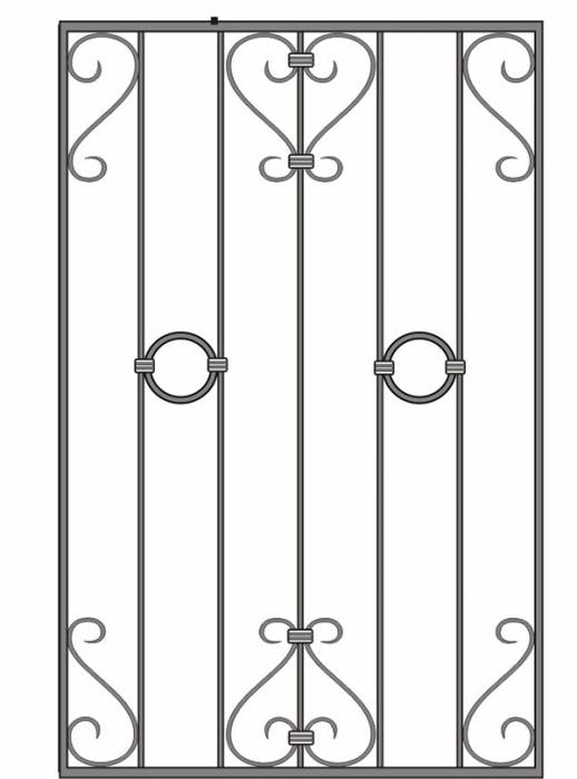 Кованые решетки на заказ, фотография 11