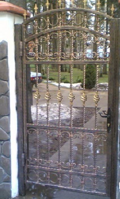 Кованые калитки на заказ, фотография 7