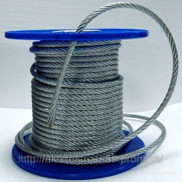 Трос стальной,  канат стальной , фотография 1