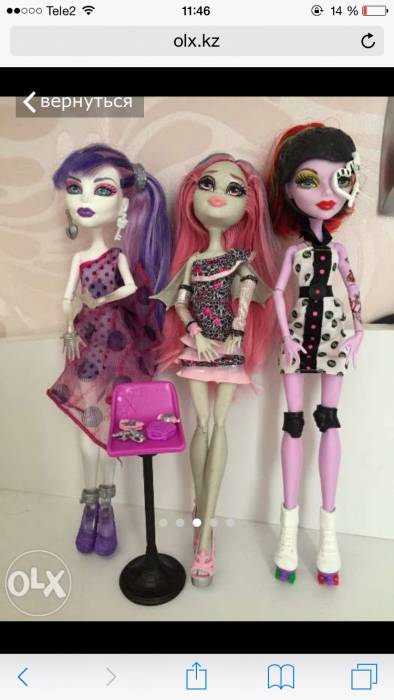 Куклы монстр хай оригинал, фотография 1